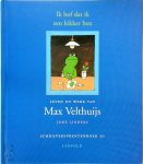 Joke Linders, Max Velthuijs - Ik bof dat ik een kikker ben: Leven en werk van Max Velthuijs Schrijversprentenboek 50
