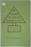 Pieter Willem Jacobus Groenewald - Learn to Speak Afrikaans