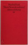 Manfred Frank - Was ist Neostrukturalismus?