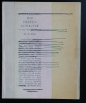 Gappmayr ( Vorwort ) - Die ersten Schritte. Aus dem Leben  Mit sechs Bildern. (New works by Irene Dupont)