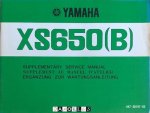  - Yamaha XS650 (B) Supplementary Service Manaual