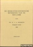 Hermens, H.J.A. - De bedrijfseconomische betekenis van reclame Hermens, H.J.A. - De bedrijfseconomische betekenis van reclame