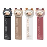  - Boekenlegger pluche sheep â€“ schattige 3D boekenlegger met schapenkop (4 kleuren assorti)