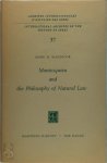 Mark H. Waddicor - Montesquieu and the Philosophy of Natural Law
