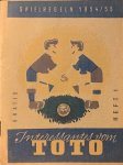  - Speilregeln 1954/55 (allgemeine Totoregeln)
