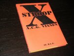 Vianen, A.C.G. - Stroop X [GESIGNEERD]