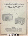  - Motorola Television service manual Models VT71 & VT73