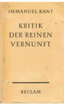Kant, Immanuel - Kritik der reinen Vernunft