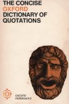  - The Concise Oxford Dictionary of Quotations