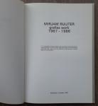 Ruijer, Mirjam / Desjardine (voorwoord) - Mirjam Ruijter grafies werk 1967 - 1986