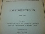 Metzke erwin,iring fetscher, heinz eduard todt, - marxismusstudien   7 delen