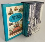 Milne, A.A., E.H. Shepard (ill.), - Winnie-the-Pooh/ The house at Pooh corner/ When we were very young/ Now we are six. [4 volumes, hardcovers, in box/ slipcase]