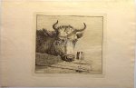 BAGELAAR, ERNST WILLEM JAN (1775-1837), - Cow's head above fence