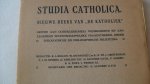 Red. Bellon Duynstee Greitemann Heskes Kreling Sanders Sassen Post Tesse - Studia Catholica  Beysens nummer (1887-1937)