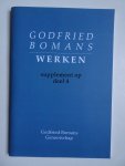 Bomans, Godfried. - Werken. Supplement op deel 4. Bijdragen aan de Volkskrant.