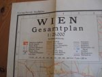 Plattegrond - Plan von Wien mit 23 Gemeindebezirken -  Freytag Berndt.