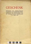 Bijdragen van Nederlandsche schrijvers en schrijfsters - Geschenk. Bijdragen van Nederlandsche schrijvers en schrijfsters, bijeengebracht t.g.v. ]De Nederlandsche Boekenweek 7 - 14 mei 1932