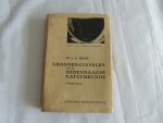 Prins, Dr. J.A - Grondbeginselen van de Hedendaagse Natuurkunde - inclusief de bijbehorende katerns 7 stuks, achterin het boek bevestigd
