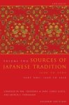 W T De Bary - Sources Of Japanese Tradition V2 Pt 1