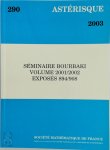  - Séminaire Bourbaki