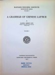 Daniel Sheets Dye - A Grammar of Chinese Lattice. complete 2 volumes
