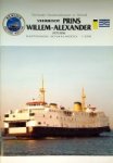 Bouwplaat - Bouwplaat veerboot Prins Willem-Alexander (1970-2003)