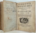 Sidronius Hosschius 181160, Jacobus Wallius 309531 - Elegiarum libri sex