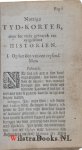 Ridderus, Franciscus - Nuttige tyd-korter voor reysende en andere lieden : voor-gestelt in een t'samen-spraeck op de reyse van een polityck, een theologant, ende een schipper : toonende het nuttigh gebruyck van allerley goddelycke, kerckelycke en wereltsche historien