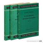 Cusa, Nicolai de. - De docta ignorantia / Die belehrte Unwissenheit. Buch I, II & III. [3 volumes].