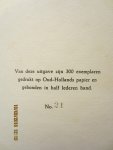 Plemp van Duiveland, L.J. - Willem Frederik  Koning der Nederlanden  (Luxe, in half leder gebonden exemplaar ; No. 21 van een beperkte oplage van 300 exemplaren)