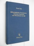 Claes, Franz - Bibliographisches Verzeichnis der deutschen Vokabulare und Wörterbücher, gedruckt bis 1600.