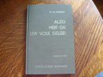 Hofman M. - Alzo hebt Gij Uw volk geleid