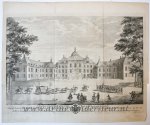 Robert Sayer (1725-1794) - [Two Antique prints, etchings] Two plates with views of Huis ten Bosch in The Hague, published ca. 1750.