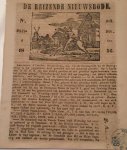 [Pamphlet/Newspaper]  - Pamphlet/Newspaper: De reizende Nieuwsbode, no 80 Maandag 6 oct 1856, Amsterdam wed Kok, geb. Van Kolm, 4 pp.
