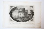 Antonio Verico (1775-1846) after Omobono Roselli (fl. 18th/19th century) - [Antique print, etching and engraving, Rome] Veduta del Sepolcro di Cecilia Metella; From:'Nuova Raccolta di 25 vedute antiche e moderne di Roma e sue vicinanze, incise a bulino da celebri incisori' N. de Antoni, published ca. 1800.