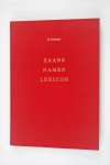 Kerssens, D - Zaans Namen Lexicon
