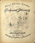 Strauss, Richard: - [Op. 69, no. 4] Fünf kleine Lieder... Opus 69... 4. Waldesfahrt