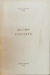 Firenze: - [Programmbuch] Decimo concerto diretto da Hermann Scherchen con la partecipazione del basso Antonio Gronen-Kubizki. 14 Febraio 1954 (Stagione sinfonico 1953-54. 10 Concerto)