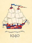 (SPIER, Jo). NEDERLANDSCHE BOEK 1940 - Het Nederlandsche Boek 1940. (Met tekeningen van Jo Spier).