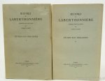 DESCARTES, R., LABERTHONNIÈRE, L. - Oeuvres de Laberthonnière. Publiées par les soins de Louis Canet. Etudes sur Descartes. 2 volumes.