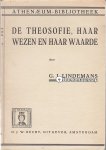 G.J. Lindemans - De theosofie Haar wezen en haar waarde