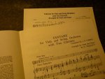 Hummel; Johann Nepomuk (1778–1837) - Fantasie; voor Altviool, piano