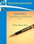 By (author)  James T. McClave , By (author)  P. George Benson , By (author)  Terry T. Sincich - Statistics for Business & Economics     Pearson  International Edition