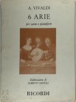A. Vivaldi 113512 - 6 Arie per canto e pianoforte