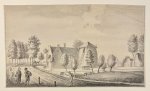 Unknown maker - Antique drawing | View on a farm between Vreeland and Nigteveg, ca. 1800,  1 p.