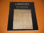 Ed. - Christie`s South Kensington. Fine Oriental Carpets. Wednesday 14 april 1999 at 11.00 a.m.