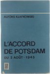 Klafkowski Alfons - L'accord de Potsdam du 2 aout 1945