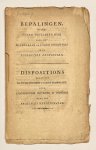  - Batavian Republic, Children's Education, 1817, School Book | Bepalingen, wegens eenen tijdelijken jurij voor het middelbaar en lager onderwijs in de zuidelijke provincien. [s.l.], [s.n.], 1817, 25 pp.
