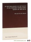 Van Den Broeck, Jan. - De historiografie van het recht in de Zuidelijke Nederlanden tijdens de 18de eeuw.