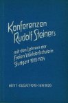 Gabert, Erich [edit.]. - Einleitungen-Hinweise / Heft I-VIII / Sachwort-Verzeichnis.